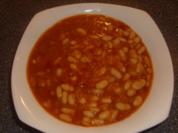 Rote Linsen mit weißen Bohnen und Tomaten - Rezept