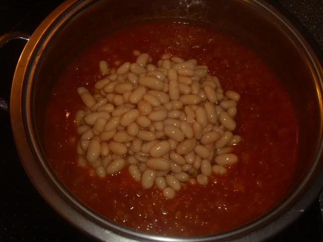 Rote Linsen mit weißen Bohnen und Tomaten - Rezept - Bild Nr. 5