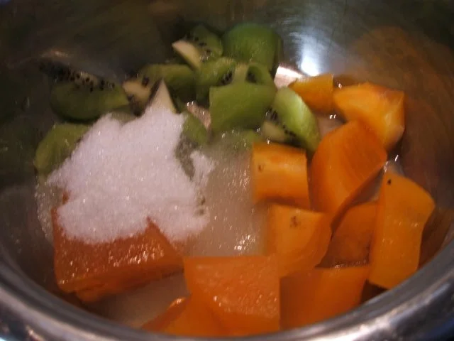 Dessert: Kiwi-Kaki-Joghurt - Rezept - Bild Nr. 3