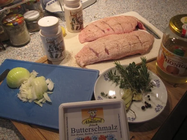 Entenbrust gebraten mit Apfelrisotto - Rezept - Bild Nr. 2