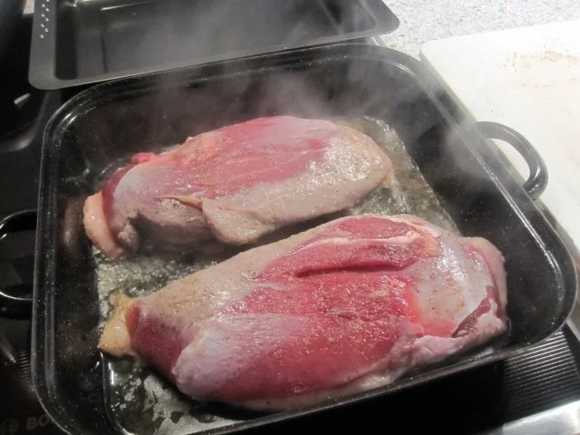 Entenbrust gebraten mit Apfelrisotto - Rezept - Bild Nr. 5