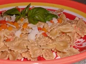 Pastaküche: Farfalle mit Ziegenkäse-Pistazien-Pesto - Rezept