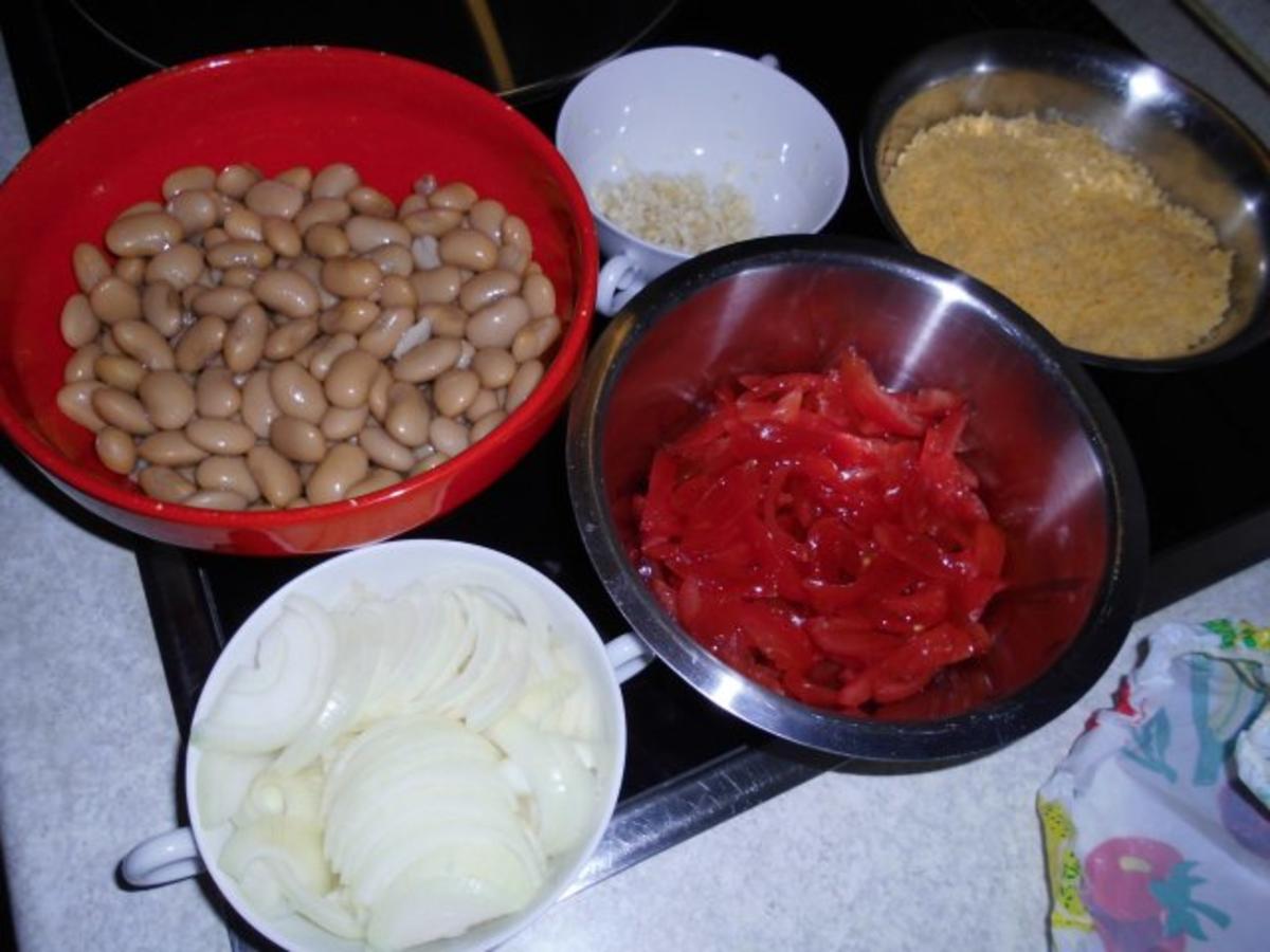 Dicke Bohnen mit Tomaten und Zwiebeln - Rezept - Bild Nr. 3