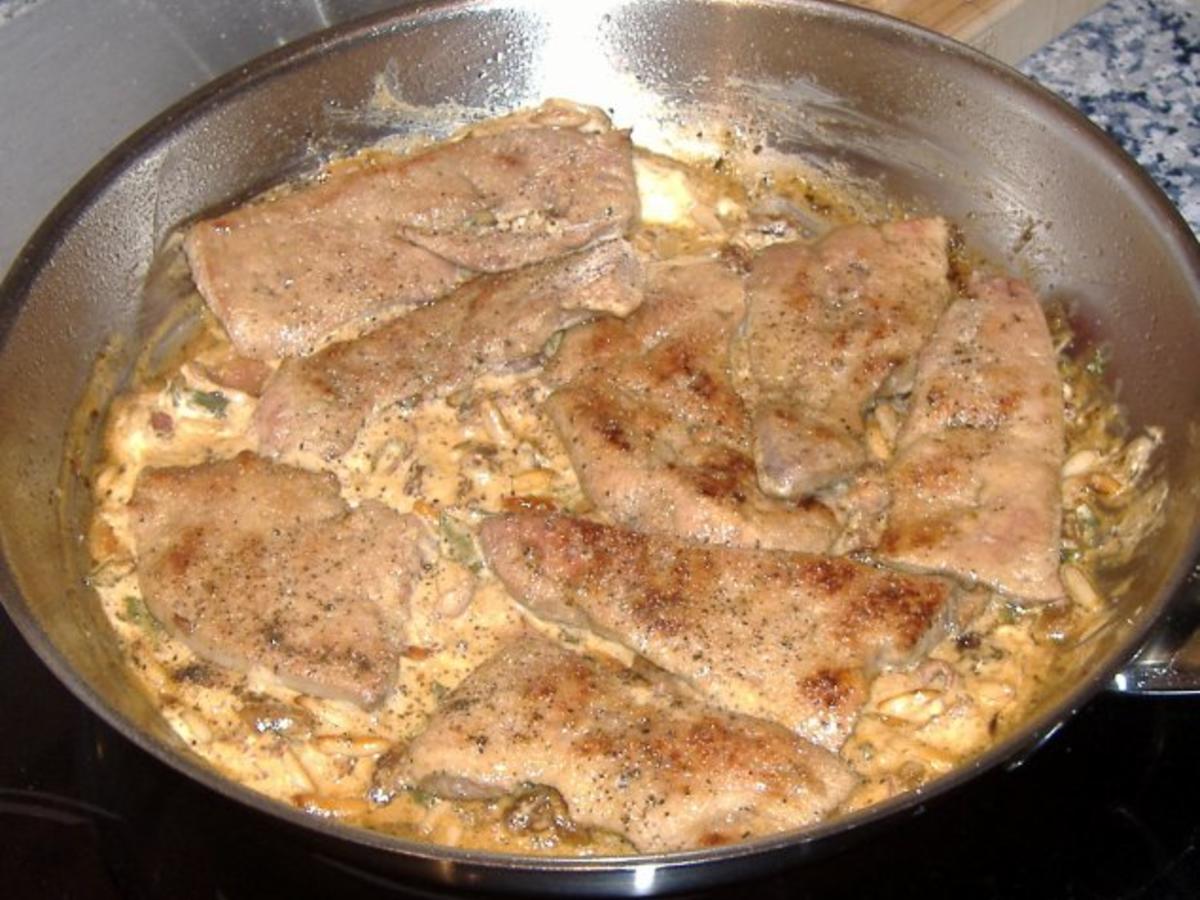 Kalbsleber mit Marsala und sizilianische Quetschkartoffeln - einfach ...