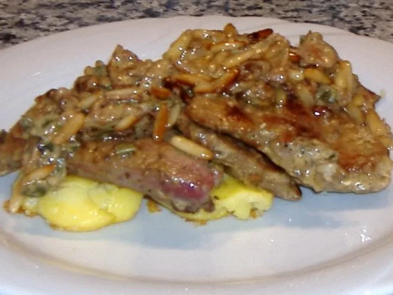 Kalbsleber mit Marsala und sizilianische Quetschkartoffeln - Rezept