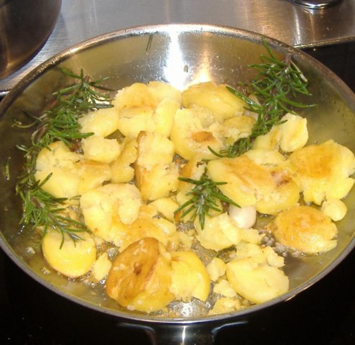Kalbsleber mit Marsala und sizilianische Quetschkartoffeln - Rezept - Bild Nr. 5
