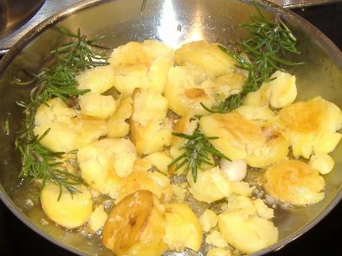 Kalbsleber mit Marsala und sizilianische Quetschkartoffeln - Rezept - Bild Nr. 5