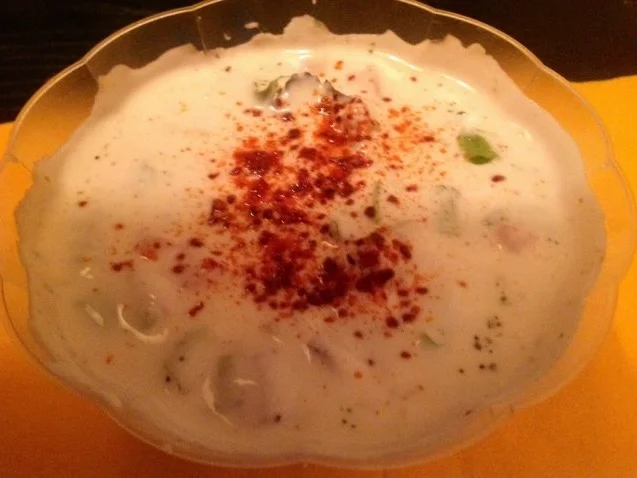 Auberginen gefüllt mit Camenbert und einem Yoghurt-Dip - Rezept - Bild Nr. 2