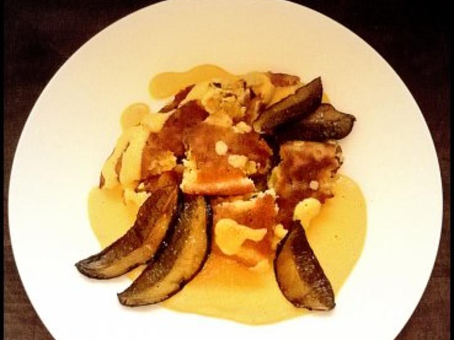 Pilz-Schmarrn mit Karottensoße - Rezept - kochbar.de