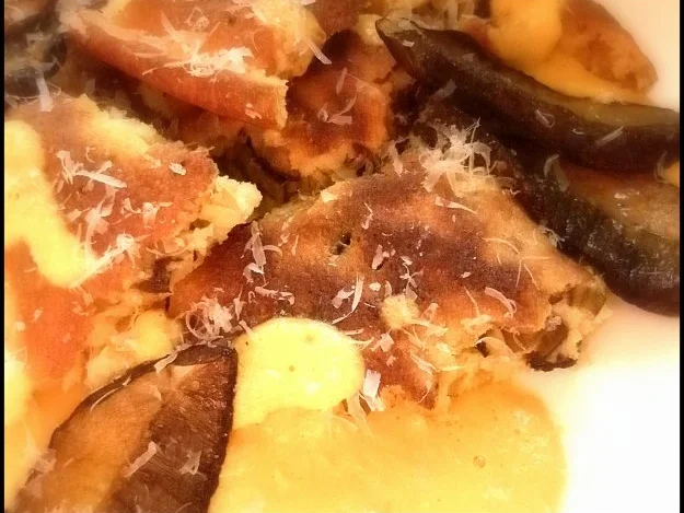 Rezept: Pilz-Schmarrn mit Karottensoße Bild Nr. 13 Pilz-Schmarrn mit Karottensoße - Rezept - Bild Nr. 13