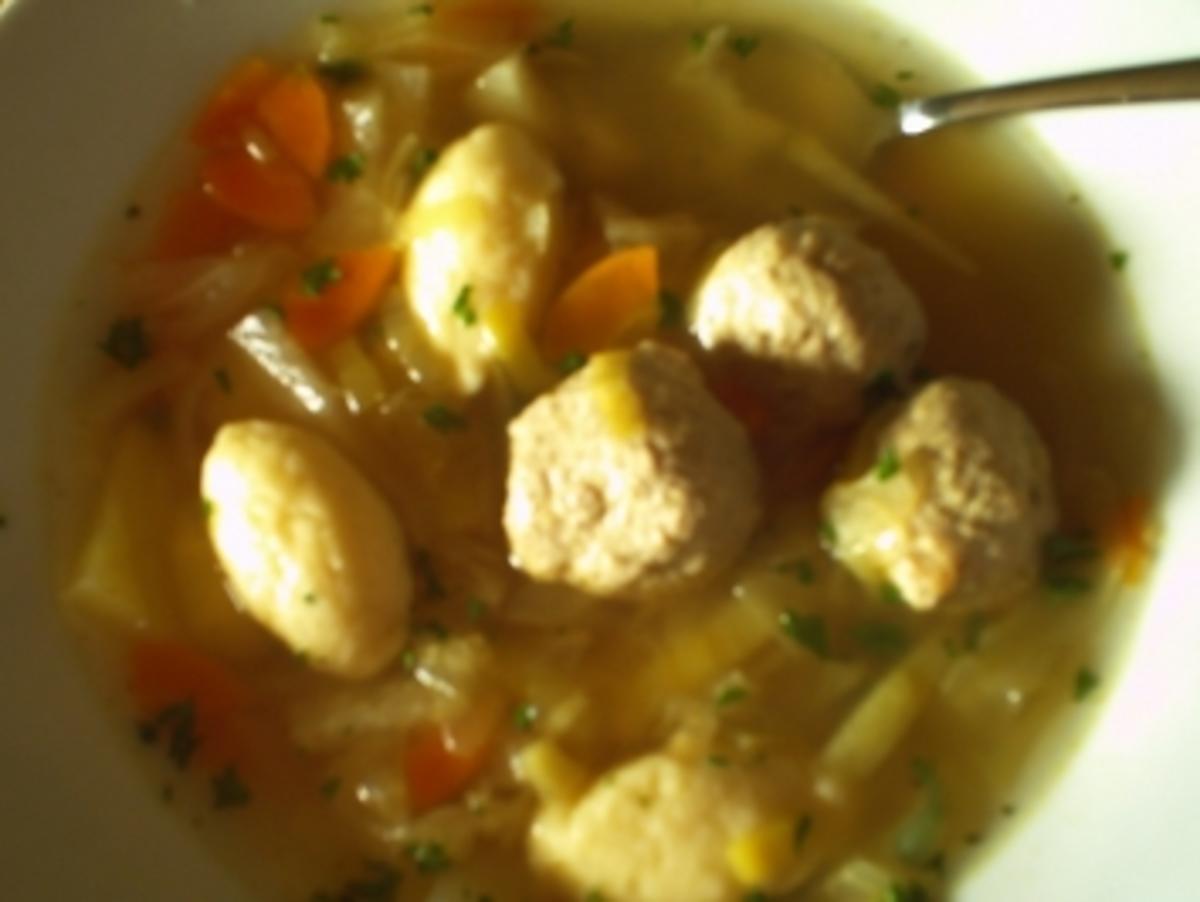 Bilder für Gemüsesuppe-Querbeet ;-) - Rezept