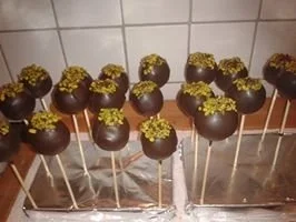Cake Pops Typ  "Mozartkugel" - Rezept