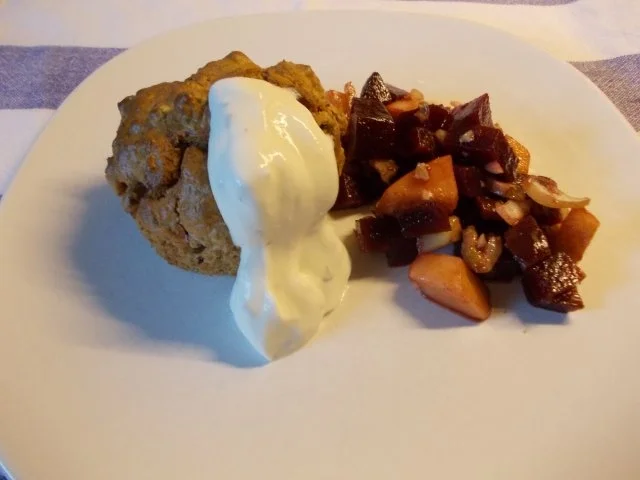 Rezept: Herzhafte Rote-Bete-Muffins Herzhafte Rote-Bete-Muffins - Rezept