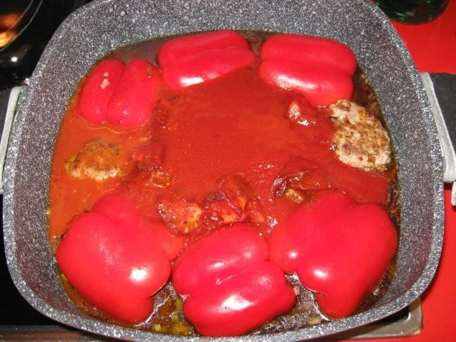 Gefüllte Paprika - Rezept - Bild Nr. 7