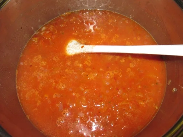 Rezept: Hähnchenbrust in Serranoschinken mit Djuvec-Reis Bild Nr. 8 Hähnchenbrust in Serranoschinken mit Djuvec-Reis - Rezept - Bild Nr. 8