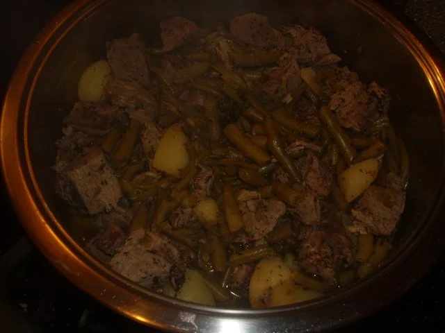 Grüne Bohnentopf mit Lammfleisch - Rezept - Bild Nr. 5