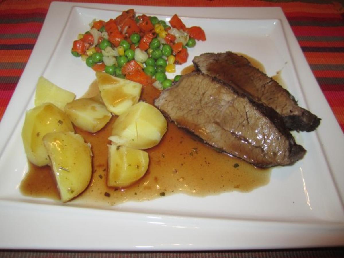 Rinderschmorbraten Geschmortes Bürgermeisterstück - Rezept mit Bild ...