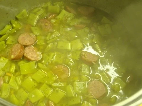 Graupen - Bohneneintopf mit Cabanossi - Rezept - Bild Nr. 8