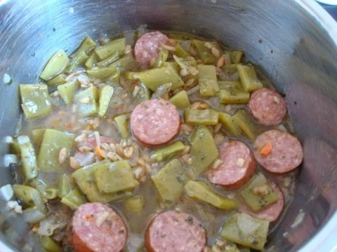 Graupen - Bohneneintopf mit Cabanossi - Rezept - Bild Nr. 9