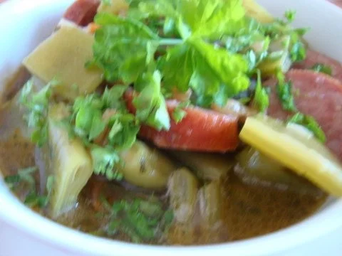 Graupen - Bohneneintopf mit Cabanossi - Rezept - Bild Nr. 11