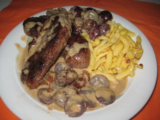 Rezept: Rehschnitzel Schaffhauser Art Bild Nr. 2 Rehschnitzel Schaffhauser Art - Rezept - Bild Nr. 2