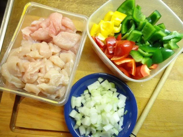 Paprikapfanne "Triologie" mit Pute und Hühnchen - Rezept - Bild Nr. 3