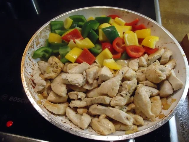 Paprikapfanne "Triologie" mit Pute und Hühnchen - Rezept - Bild Nr. 6