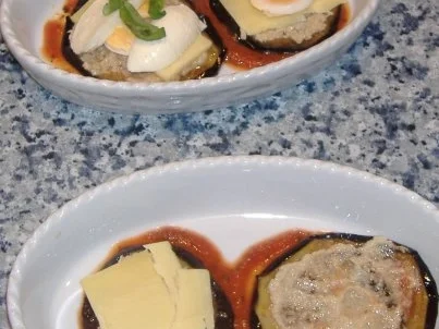 Rezept: Auberginenauflauf mit Thunfischcreme Bild Nr. 3 Auberginenauflauf mit Thunfischcreme - Rezept - Bild Nr. 3