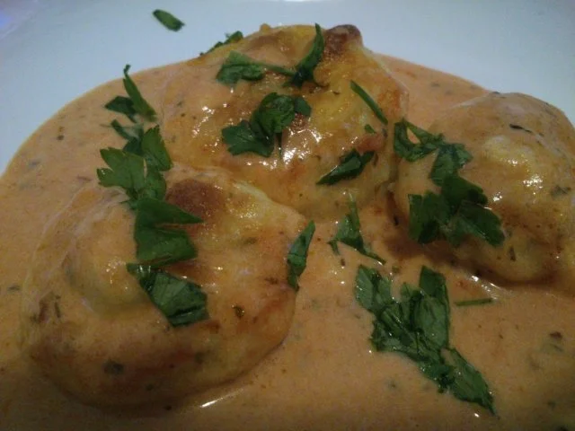 Rezept: Kartoffel Knödel Auflauf mit leckerer Tomaten Mozarella Soße Kartoffel Knödel Auflauf mit leckerer Tomaten Mozarella Soße - Rezept