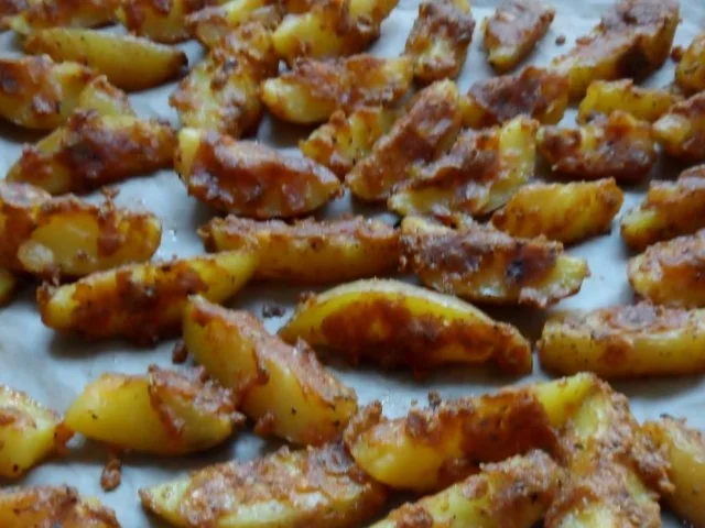 Snack/Beilage: Pikante Pecorino-Kartoffelecken - Rezept - Bild Nr. 9