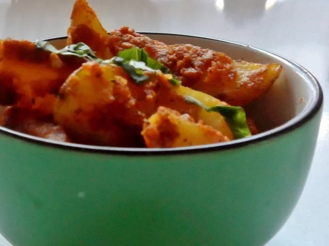 Snack/Beilage: Pikante Pecorino-Kartoffelecken - Rezept - Bild Nr. 11