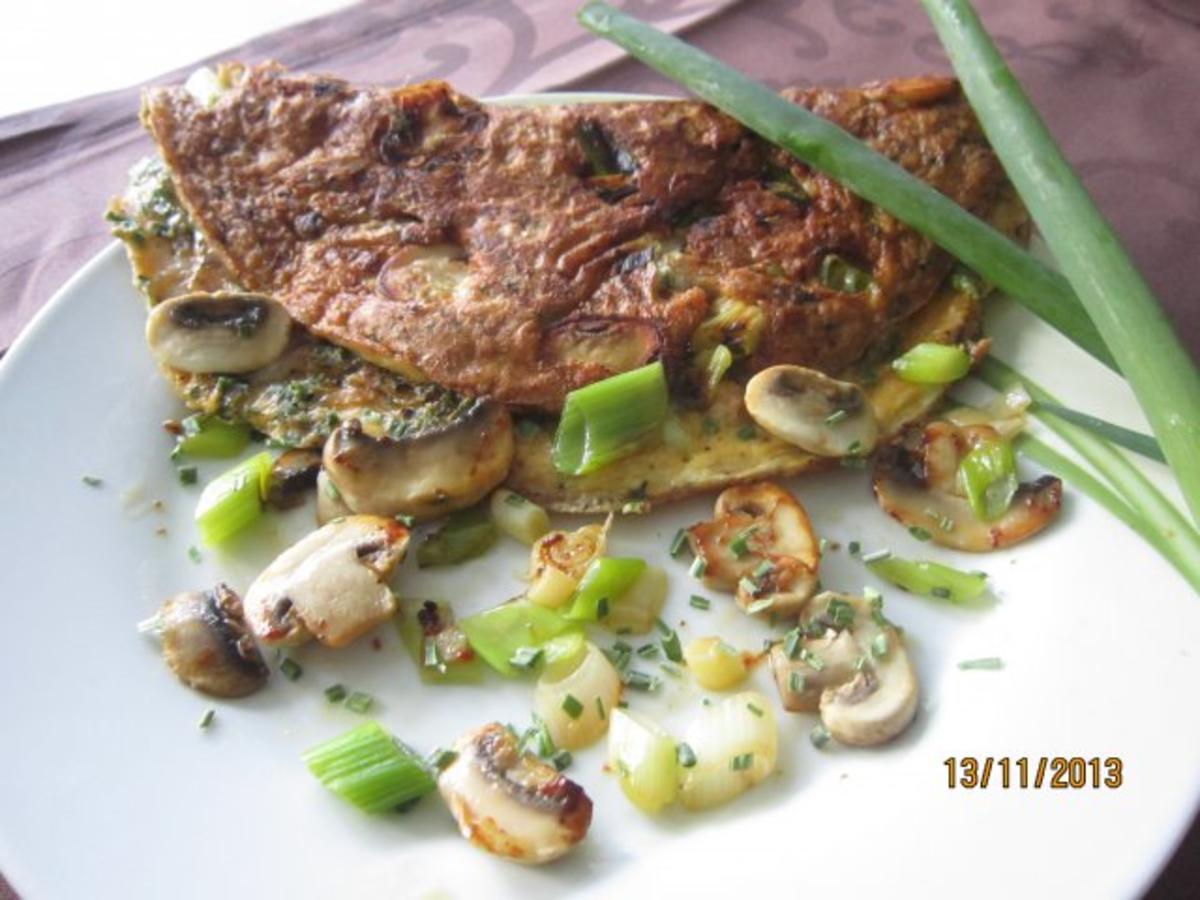 Champignon -Omelett - Rezept