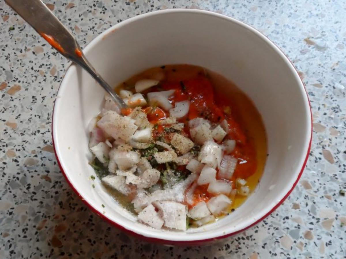 Mediterrane Pesto Hähnchen Pfanne mit Paprika und Zucchini - einfach ...
