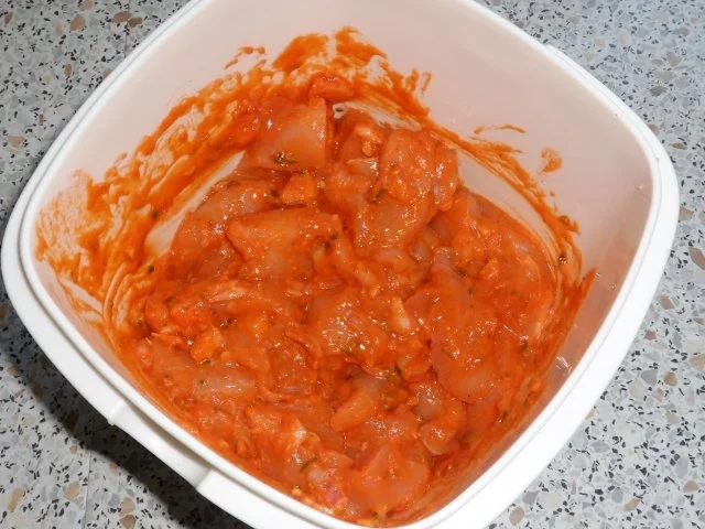 Mediterrane Pesto-Hähnchen-Pfanne mit Paprika und Zucchini - Rezept - Bild Nr. 5