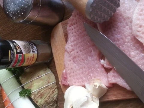 Rezept: Schnitzel im Gemüse Beet Bild Nr. 2 Schnitzel im Gemüse Beet - Rezept - Bild Nr. 2