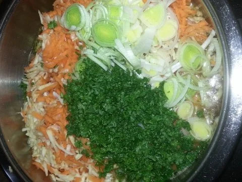 Rezept: Schnitzel im Gemüse Beet Bild Nr. 6 Schnitzel im Gemüse Beet - Rezept - Bild Nr. 6