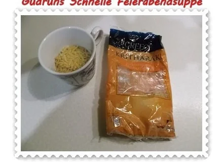 Suppe: Schnelle Feierabendsuppe - Rezept - Bild Nr. 2