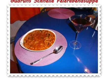 Suppe: Schnelle Feierabendsuppe - Rezept - Bild Nr. 8