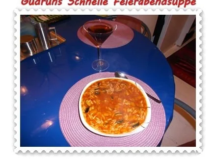Suppe: Schnelle Feierabendsuppe - Rezept - Bild Nr. 9
