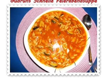 Suppe: Schnelle Feierabendsuppe - Rezept - Bild Nr. 10