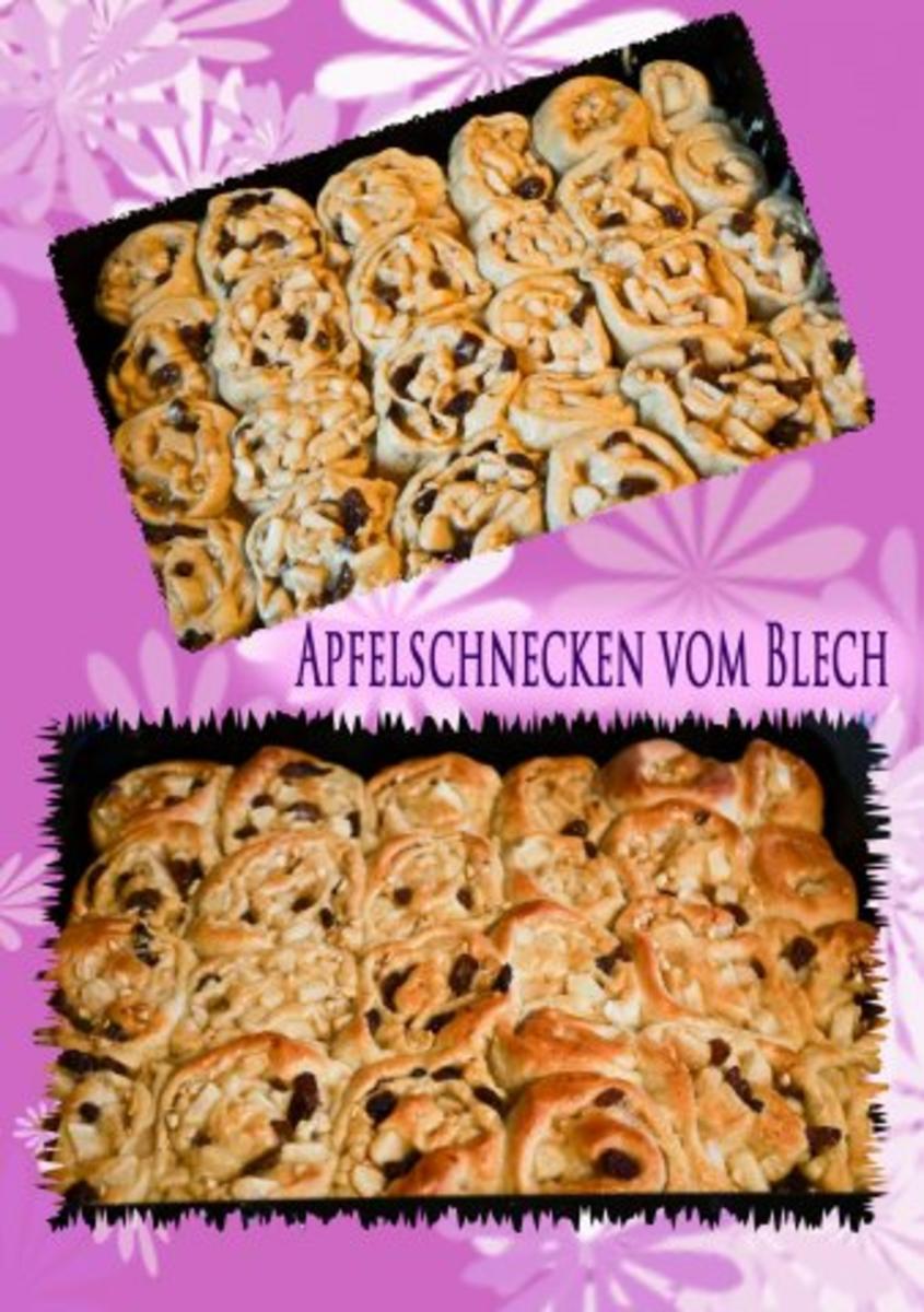 Bilder für Apfelschnecken vom Blech - Rezept