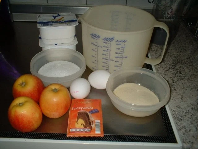 Quarkauflauf mit Äpfel !     Als Dessert oder auch zum Mittag ! - Rezept