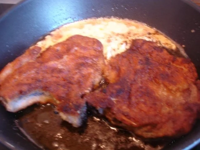 Rezept: Stielkotelett mit Rosenkohl und Kartoffelgratin Bild Nr. 8 Stielkotelett mit Rosenkohl und Kartoffelgratin - Rezept - Bild Nr. 8