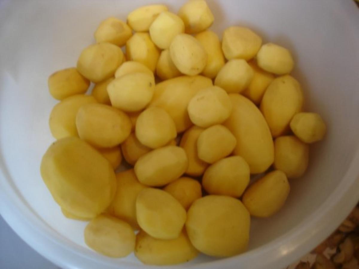 Stielkotelett mit Rosenkohl und Kartoffelgratin - Rezept - Bild Nr. 13