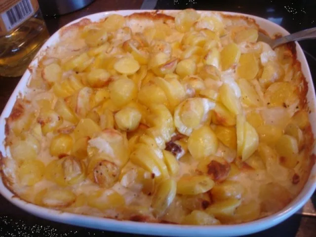 Rezept: Stielkotelett mit Rosenkohl und Kartoffelgratin Bild Nr. 18 Stielkotelett mit Rosenkohl und Kartoffelgratin - Rezept - Bild Nr. 18