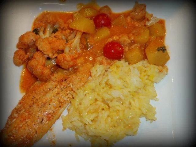 Indisches Fisch-Gemüse-Curry - Rezept