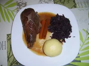 Erdnussputenkeulen in Forstmeisters Marinade - Rezept