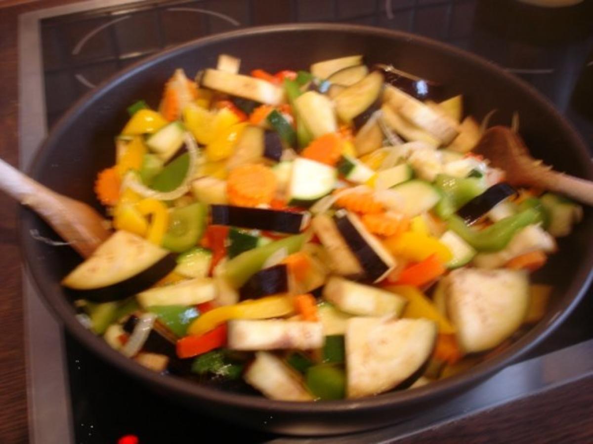 Ratatouille à la Papa mit Reis - Rezept - Bild Nr. 11