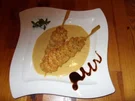 Garnelenspiesse in Kokos-Orangen-Sosse - Rezept
