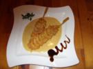 Garnelenspiesse in Kokos-Orangen-Sosse - Rezept